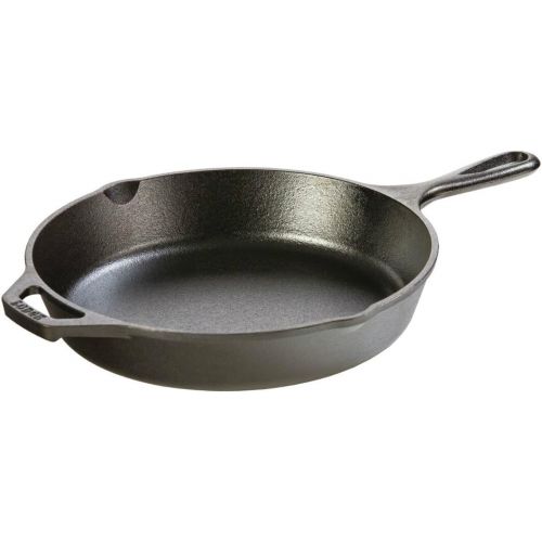 롯지 [아마존베스트]Lodge Seasoned Cast Iron 2 Skillet Bundle. 12 inches and 10.25 inches Set of 2 Cast Iron Frying Pans