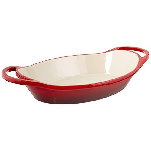 롯지 [아마존베스트]Lodge EC2C43 Oval casserole, 2 Quart, Red