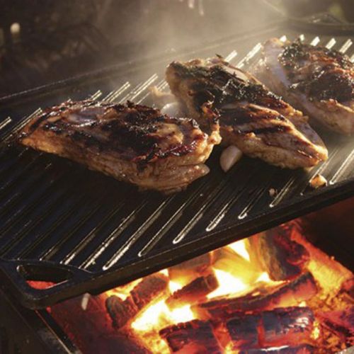 롯지 [아마존베스트]Lodge Cast Iron Reversible Grill/Griddle, LDP3, 16.75 x 9.5