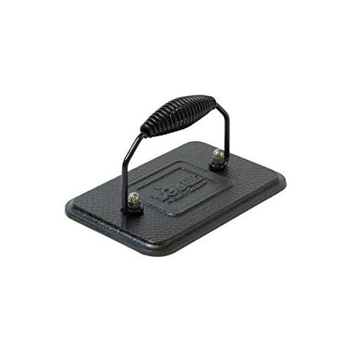 롯지 [아마존베스트]Lodge Rectangular Cast Iron Grill Press. 6.75 x 4.5 Cast Iron Grill Press with Cool-Grip Spiral Handle.