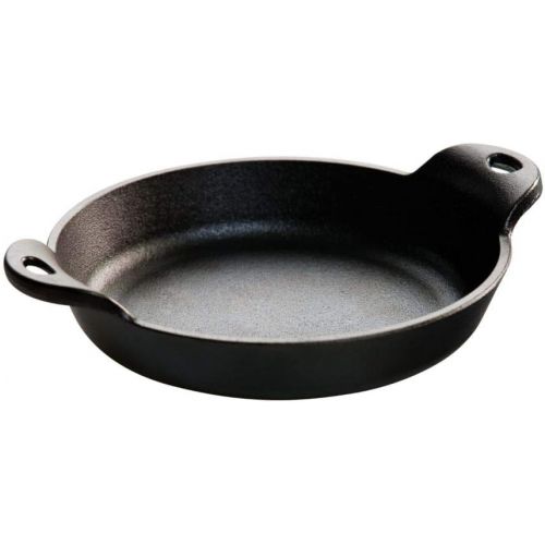 롯지 [아마존베스트]Lodge HMSRD Heat Enhanced and Seasoned Cast Iron Round Mini Server, 14-Ounce, Black