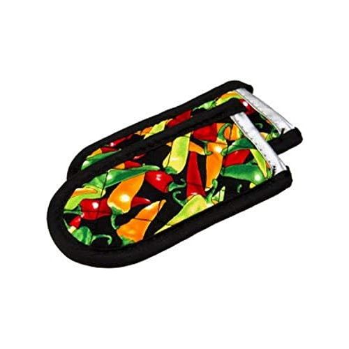 롯지 [아마존베스트]Lodge 2HHMC2 Hot Handle Holders/Mitts, Multi-color Peppers, 2-Pack