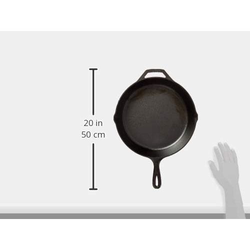 롯지 [아마존베스트]Lodge L10SKWLBR Wildlife Series-12 Inch Seasoned Cast Iron Skillet with Bear Scene and Assist Handle, 12, Black