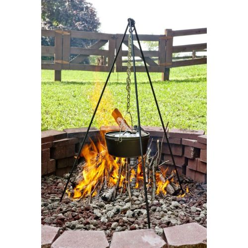 롯지 [아마존베스트]Lodge ATP2 Adjustable Camp Tripod, 40 to 60-Inch Tall, Black