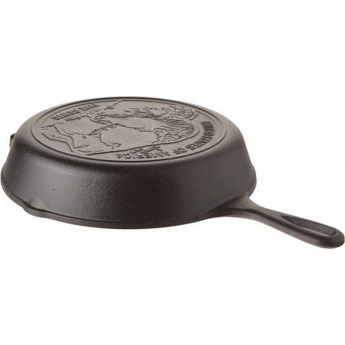 롯지 [아마존베스트]Lodge Seasoned Cast Iron Buffalo Nickel Skillet - 10.25 Inch Collectible Iconic Frying Pan