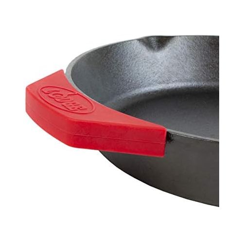 롯지 [아마존베스트]Lodge ASAHH41 Silicone Assist Handle Holder, Red, 5.5 x 2