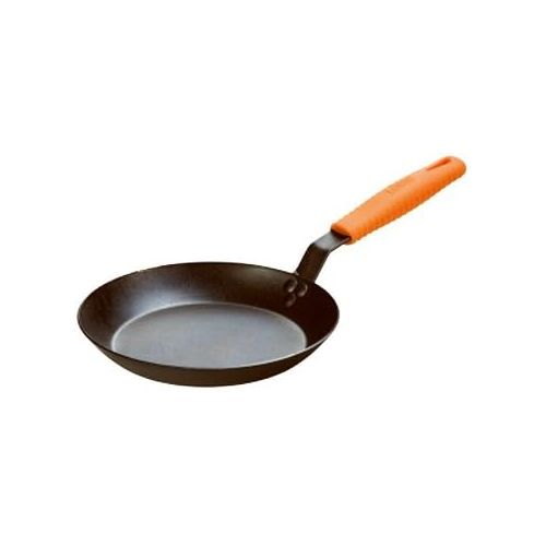 롯지 Lodge CRS12HH61 Steel Skillet with Silicone Handle Holder, Seasoned, 12-in. - Quantity 3