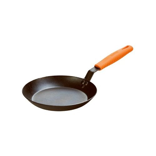 롯지 Lodge CRS12HH61 Steel Skillet with Silicone Handle Holder, Seasoned, 12-in. - Quantity 3