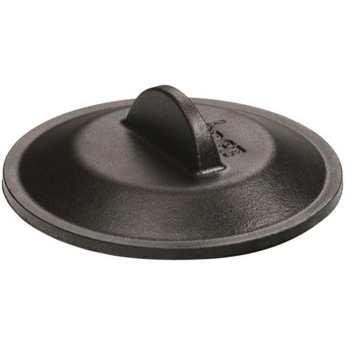 롯지 Lodge H5MIC Cookware Cover, Cast Iron, 5 inch, Black