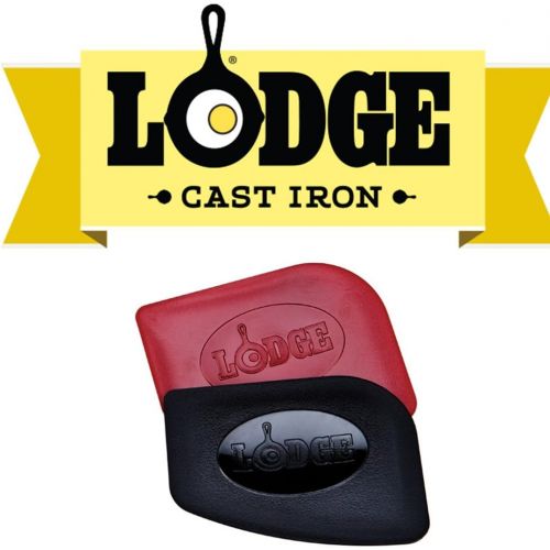 롯지 Lodge Polycarbonate Red and Black Pan Scraper, Set of 4