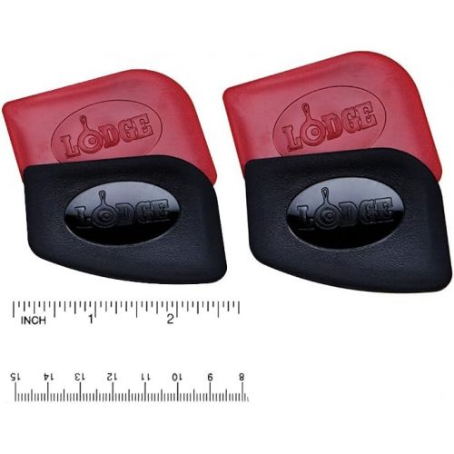 롯지 Lodge Polycarbonate Red and Black Pan Scraper, Set of 4