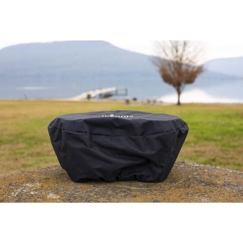 롯지 Lodge AT-410 Fits (Model L410) Sportsmans Grill Cover, One Size, Black