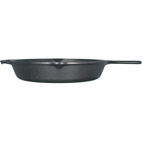 롯지 LODGE Pre-Seasoned Cast Iron Skillet (12 inch) and Dishwasher Safe Silicone Egg Ring (4 inch) for Breakfast Sandwiches or Pancakes