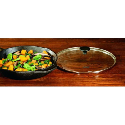 롯지 Lodge L10SKG3 Skillet with Glass Lid, 12-inch