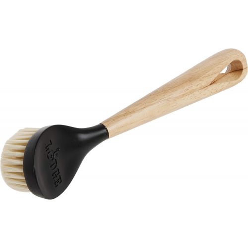 롯지 Lodge 10 Inch Scrub Brush. Cast Iron Scrub Brush with Ergonomic Design and Dense Bristles.