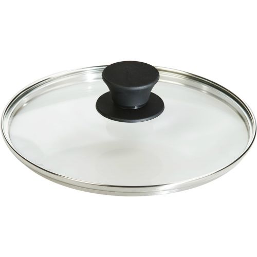 롯지 Lodge Seasoned Cast Iron Cookware Set - Square Grill Pan with Square Tempered Glass Lid (10.5 Inch)