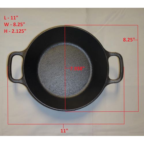 롯지 Lodge Cast Iron Round Pan, 8 in, Black