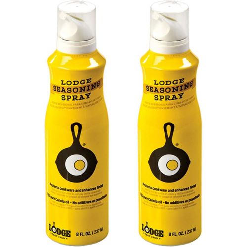 롯지 Lodge Canola Oil 8 Ounce Seasoning Spray, Set of 2