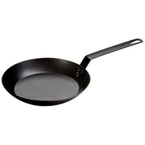 롯지 Lodge Carbon Steel Skillet, Pre-Seasoned, 10-inch , Black