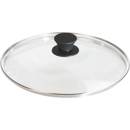 롯지 Lodge Tempered Glass Lid (10.25 Inch) ? Fits Lodge 10-10.25 Inch Cast Iron Skillets and 5 Quart Dutch Ovens