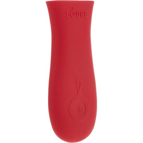 롯지 Lodge Silicone Hot Cast Iron Skillet Handle Holder, 5-5/8 L x 2, Red