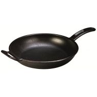 Lodge Pro-Logic 12 Inch Cast Iron Skillet. Cast Iron Skillet with Dual Handles and Sloped Sides.: Kitchen & Dining