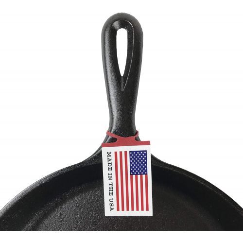 롯지 [무료배송]Lodge Cast Iron Grill Pan, 10.5 inch, Black