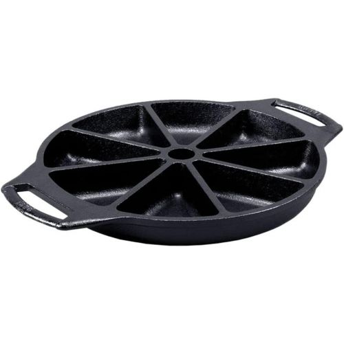 롯지 Lodge BW8WP 8 Seasoned Cast Iron Wedge Pan, Black