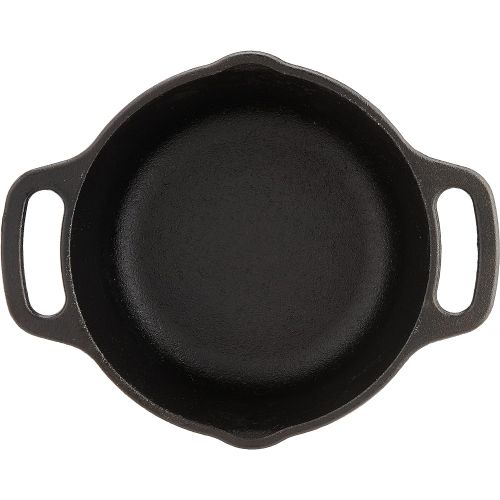 롯지 Lodge Cast Iron Serving Pot, 1 Quart, Black