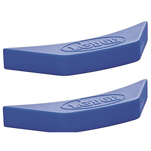 롯지 [아마존베스트]Lodge ASAHH31 Silicone Assist Handle Holder, Blue (2-Pack)