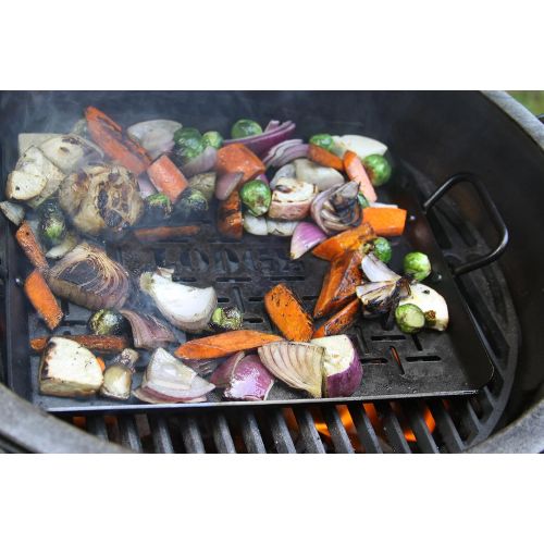 롯지 [아마존베스트]Lodge Carbon Steel Grilling Pan, Pre-Seasoned, 12-inch