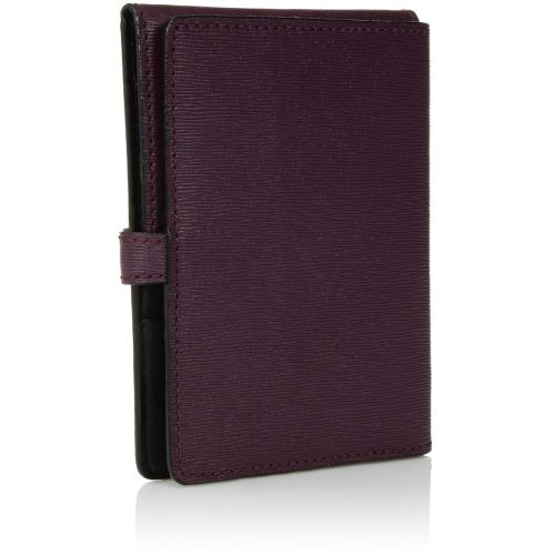  Lodis Accessories Womens Belair Passport Wallet with Ticket Flap Plum One Size