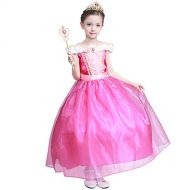 Loel loel Girls New Princess Party Costume Aurora Long Dress