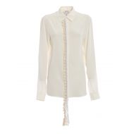 Loewe Rope detailed silk shirt