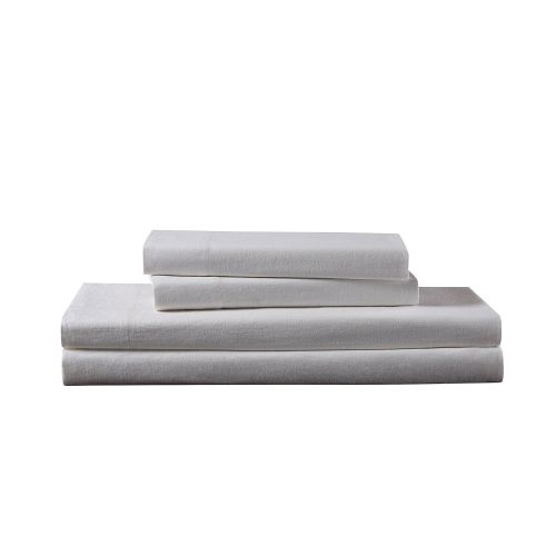  Loft New York FRE651XXWHIT03 Luxury Sheet Set, Queen, White