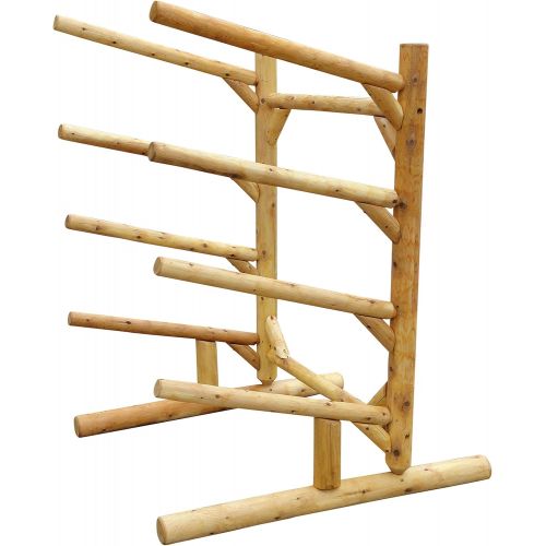  [아마존베스트]Log Kayak Rack 4-Place One-Sided Kayak and SUP Rack