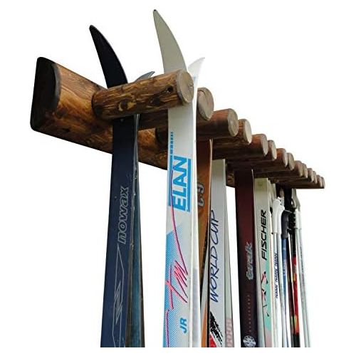  [아마존베스트]Log Kayak Rack 14 Place Wall Ski Rack