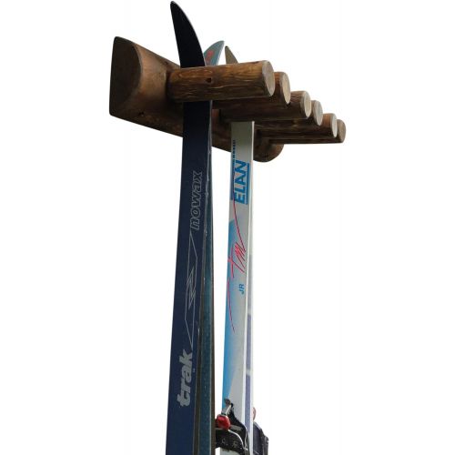  [아마존베스트]Log Kayak Rack 6 Place Wall Ski Rack