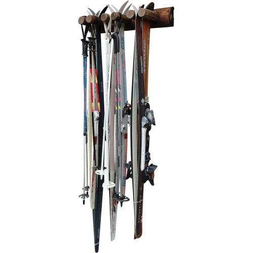  [아마존베스트]Log Kayak Rack 6 Place Wall Ski Rack