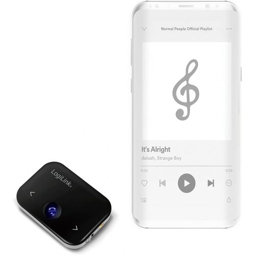  [아마존베스트]-Service-Informationen Bluetooth 4.2 audio transmitter and receiver (transmitting and receiving) with hands-free function for car radio, smartphone (Samsung, Apple, Huawei, Sony, LG), HiFi system etc.