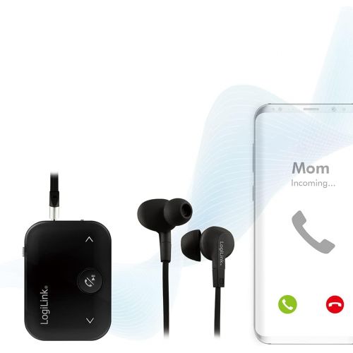  [아마존베스트]-Service-Informationen Bluetooth 4.2 audio transmitter and receiver (transmitting and receiving) with hands-free function for car radio, smartphone (Samsung, Apple, Huawei, Sony, LG), HiFi system etc.