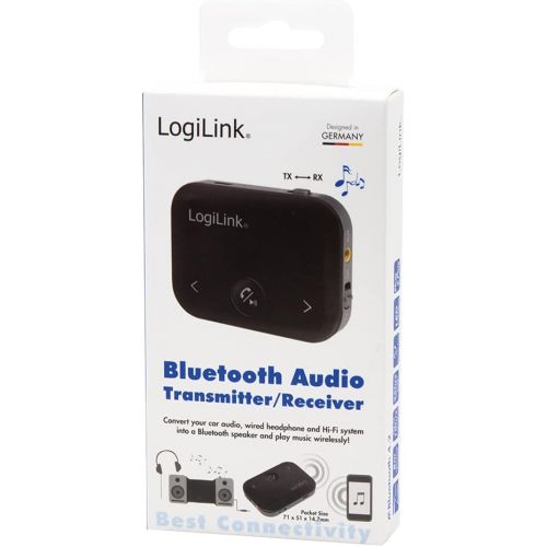  [아마존베스트]-Service-Informationen Bluetooth 4.2 audio transmitter and receiver (transmitting and receiving) with hands-free function for car radio, smartphone (Samsung, Apple, Huawei, Sony, LG), HiFi system etc.