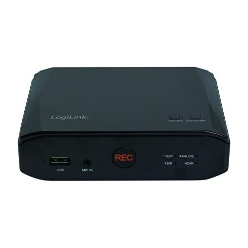  [아마존베스트]-Service-Informationen LogiLink UA0268Game Cinema Media Capture Box Playaufn Ahme in HD and Old VHS, Video8, SVHS, Hi8Movie Digitize