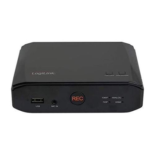  [아마존베스트]-Service-Informationen LogiLink UA0268Game Cinema Media Capture Box Playaufn Ahme in HD and Old VHS, Video8, SVHS, Hi8Movie Digitize