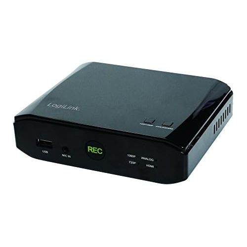  [아마존베스트]-Service-Informationen LogiLink UA0268Game Cinema Media Capture Box Playaufn Ahme in HD and Old VHS, Video8, SVHS, Hi8Movie Digitize