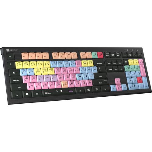  Logickeyboard ASTRA 2 Backlit Keyboard for Pro Tools (Windows, US English)