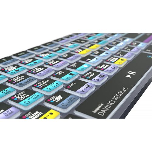  Logickeyboard TITAN Wireless Keyboard for DaVinci Resolve (Mac)