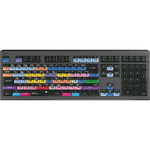  Logickeyboard ASTRA 2 PRO Backlit Keyboard for Avid Media Composer (Mac, US English)