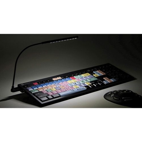  Logickeyboard Adobe Premiere Pro CC Nero Slimline Wired Keyboard (American English)