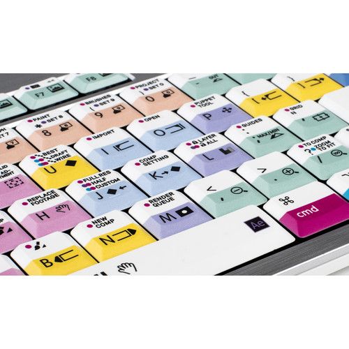  Logickeyboard ALBA Adobe After Effects CC Keyboard for Mac (American English)